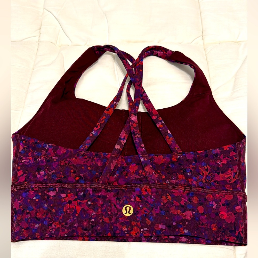 Lululemon size 4 Energy longline bra